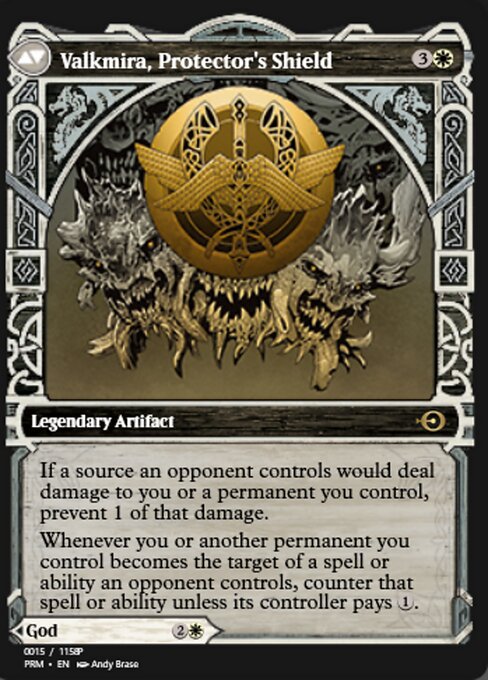 Reidane, God of the Worthy // Valkmira, Protector's Shield — art by Andy Brase