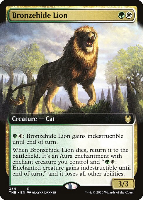 Bronzehide Lion — art by Alayna Danner