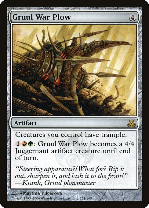 Gruul War Plow — art by Martina Pilcerova
