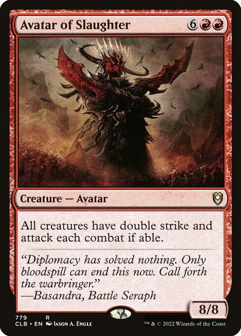 Avatar of Slaughter — art by Jason A. Engle