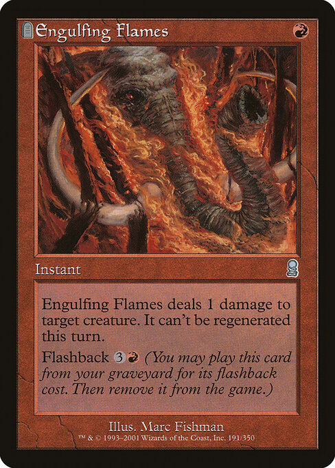 Engulfing Flames — art by Marc Fishman