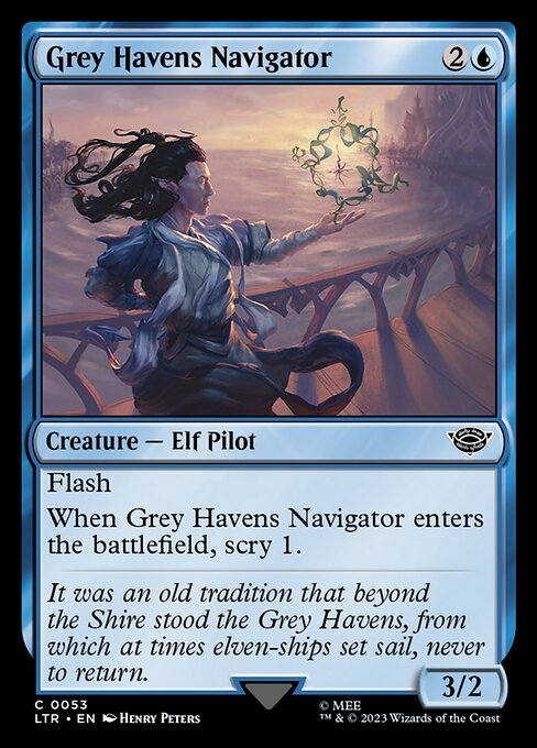Grey Havens Navigator — art by Henry Peters
