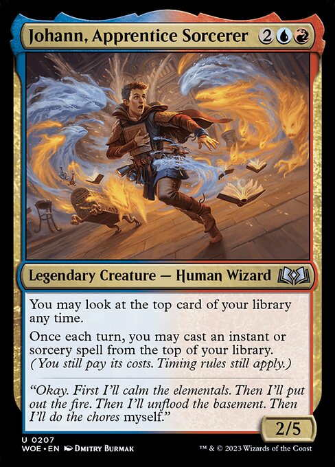 Johann, Apprentice Sorcerer — art by Dmitry Burmak