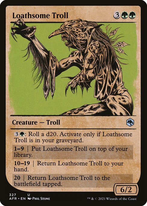 Loathsome Troll — art by Phil Stone