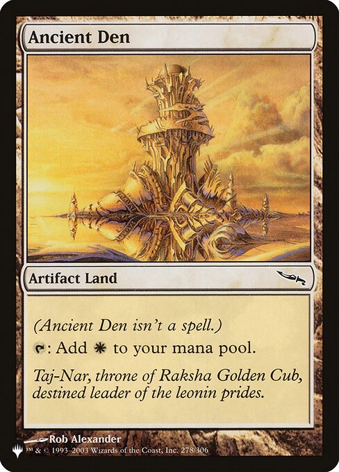 Ancient Den — art by Rob Alexander