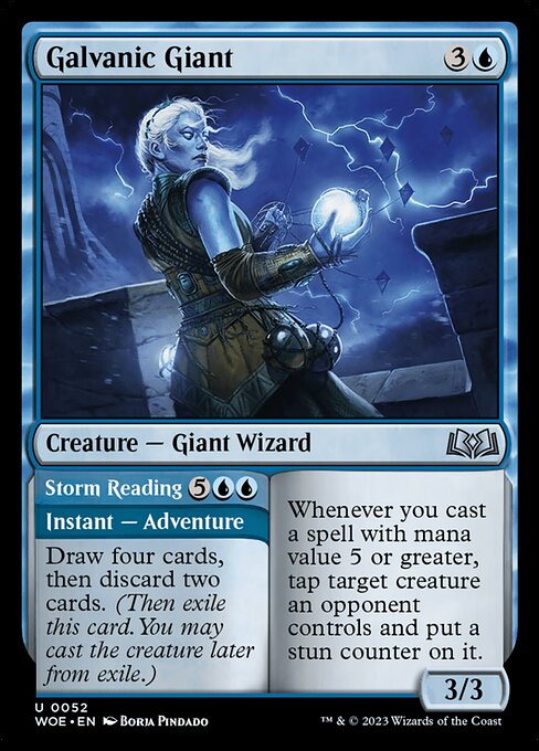Galvanic Giant // Storm Reading — art by Borja Pindado