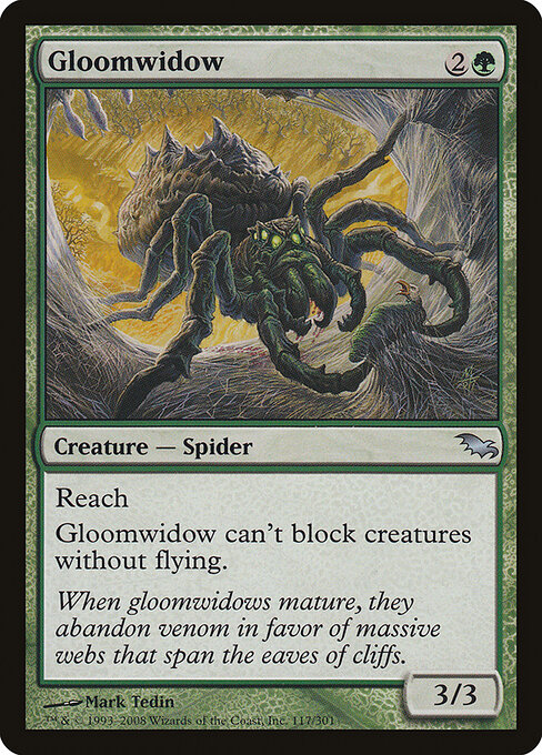 Gloomwidow — art by Mark Tedin
