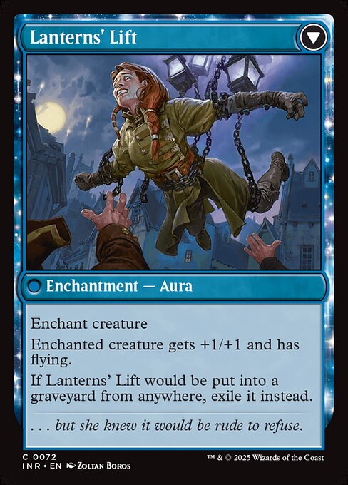 Lantern Bearer // Lanterns' Lift — art by Zoltan Boros