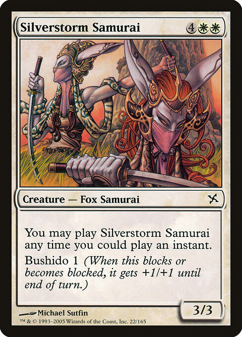 Silverstorm Samurai — art by Michael Sutfin