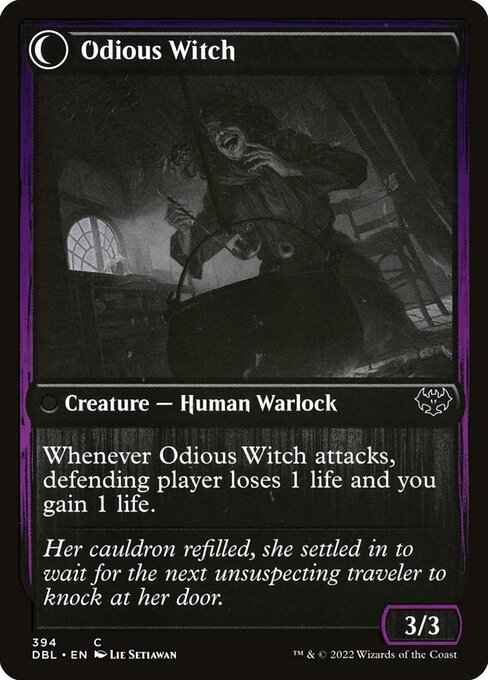 Ragged Recluse // Odious Witch — art by Lie Setiawan
