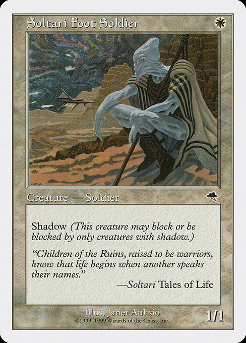Soltari Foot Soldier — art by Janet Aulisio