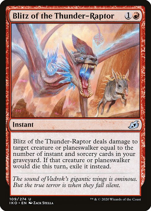 Blitz of the Thunder-Raptor — art by Zack Stella