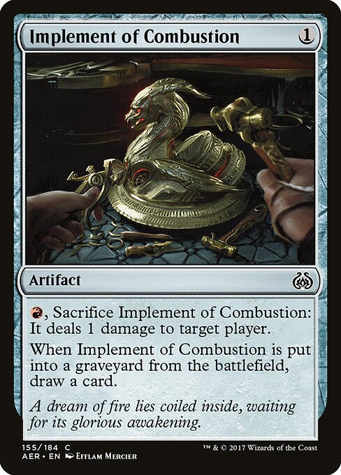 Implement of Combustion — art by Enora Mercier