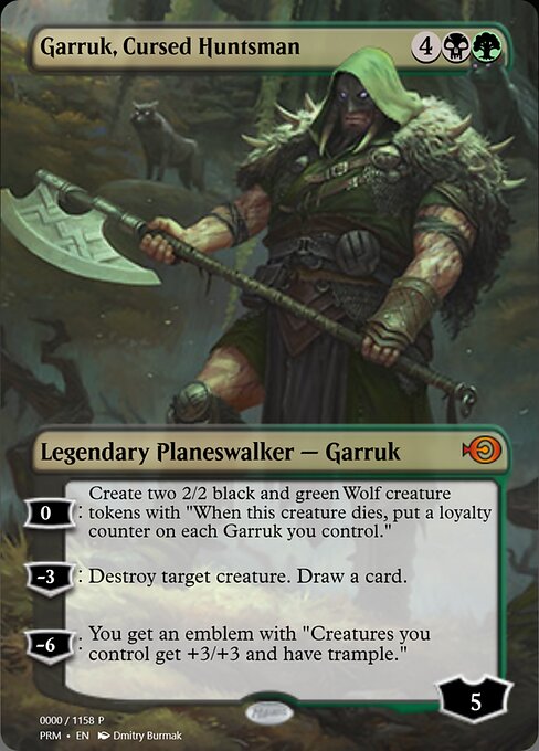 Garruk, Cursed Huntsman — art by Dmitry Burmak