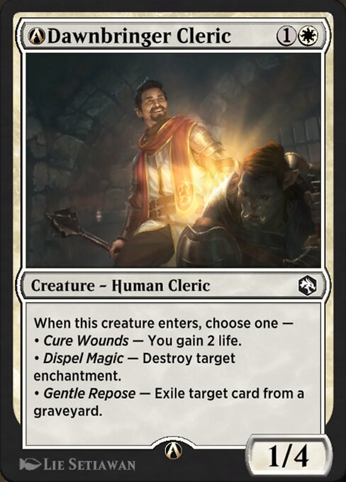 A-Dawnbringer Cleric — art by Lie Setiawan