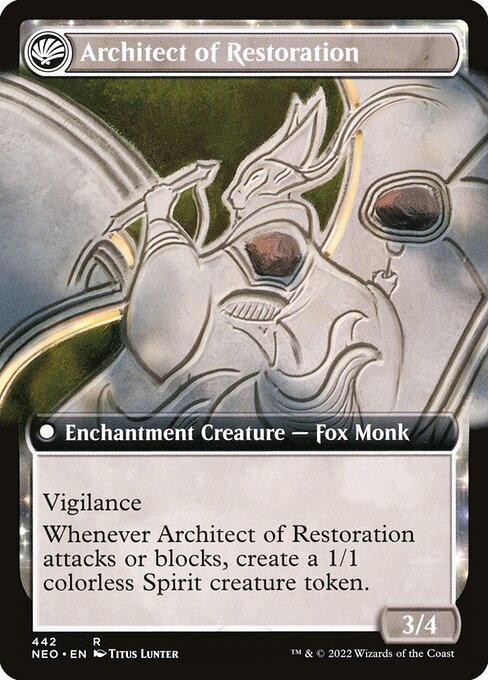 The Restoration of Eiganjo // Architect of Restoration — art by Titus Lunter