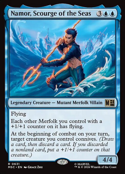 Namor, Scourge of the Seas — art by Grace Zhu