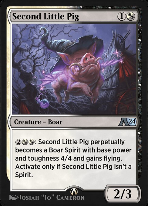 Second Little Pig — art by Josiah "Jo" Cameron