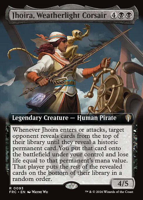 Jhoira, Weatherlight Corsair — art by Wayne Wu