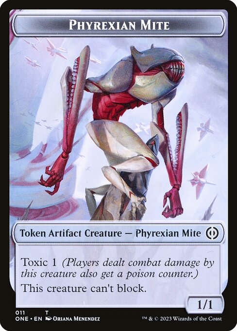Phyrexian Mite — art by Oriana Menendez