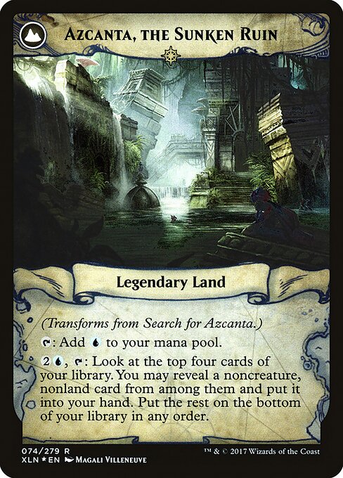 Search for Azcanta // Azcanta, the Sunken Ruin — art by Magali Villeneuve