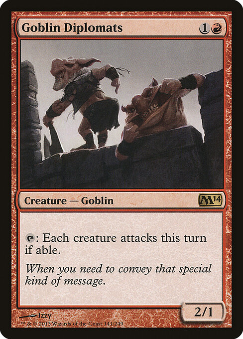 Goblin Diplomats — art by Izzy