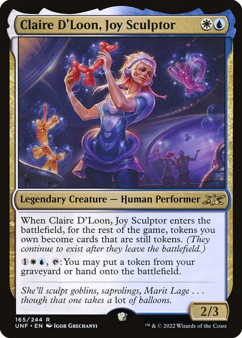Claire D'Loon, Joy Sculptor — art by Igor Grechanyi