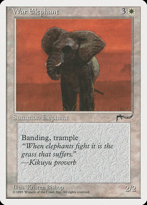 War Elephant — art by Kristen Bishop