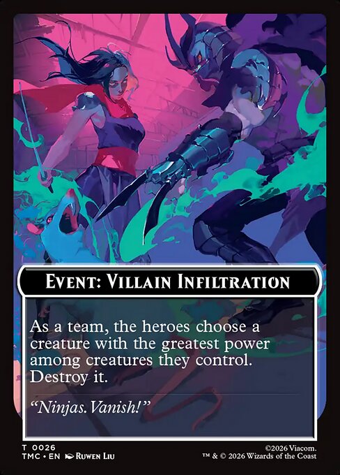 Event: Villain Infiltration — art by Ruwen Liu