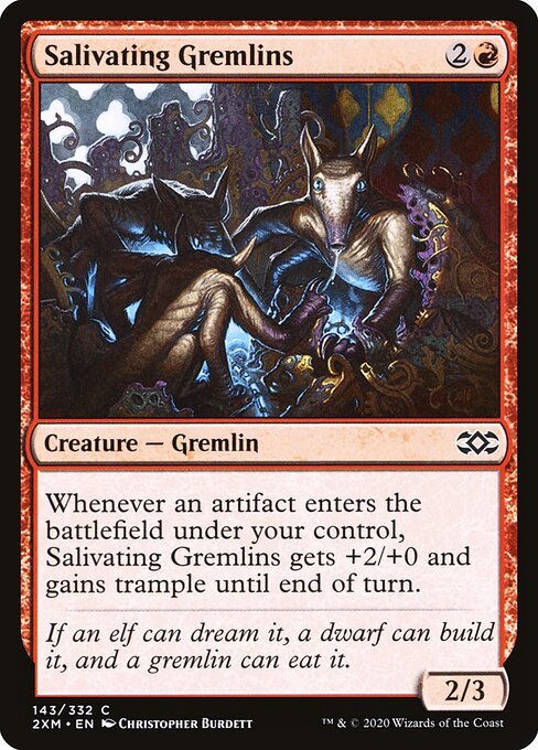 Salivating Gremlins — art by Christopher Burdett