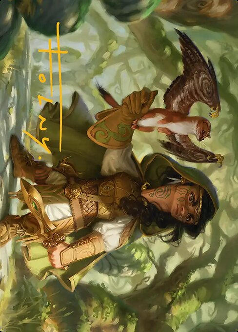 Crossroads Watcher // Crossroads Watcher — art by Aurore Folny