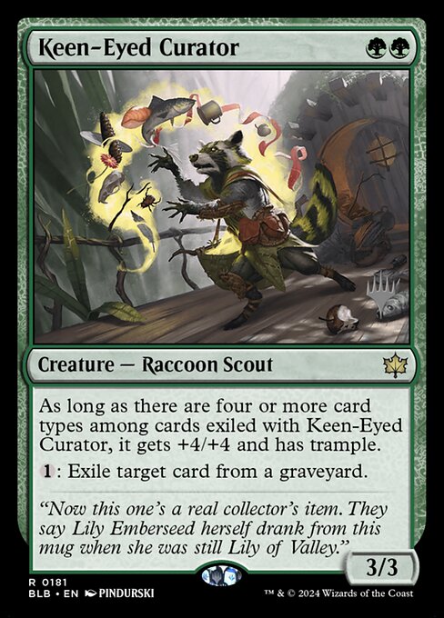 Keen-Eyed Curator — art by PINDURSKI