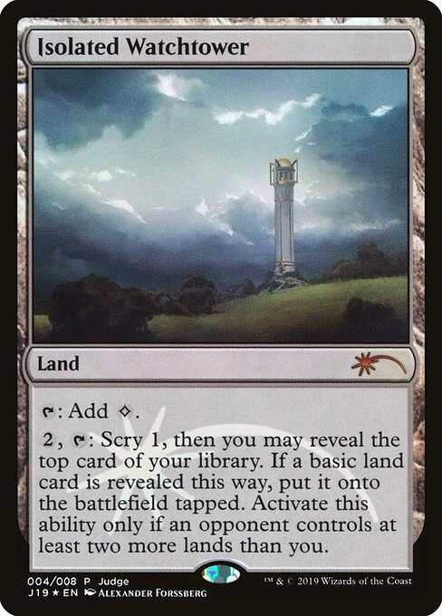 Isolated Watchtower — art by Alexander Forssberg