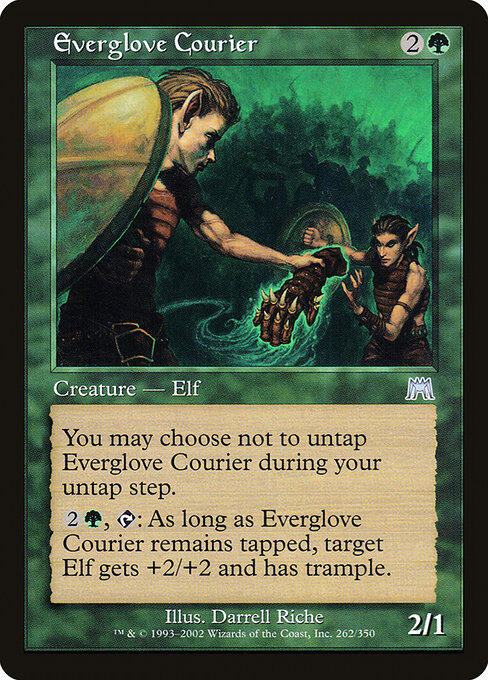Everglove Courier — art by Darrell Riche
