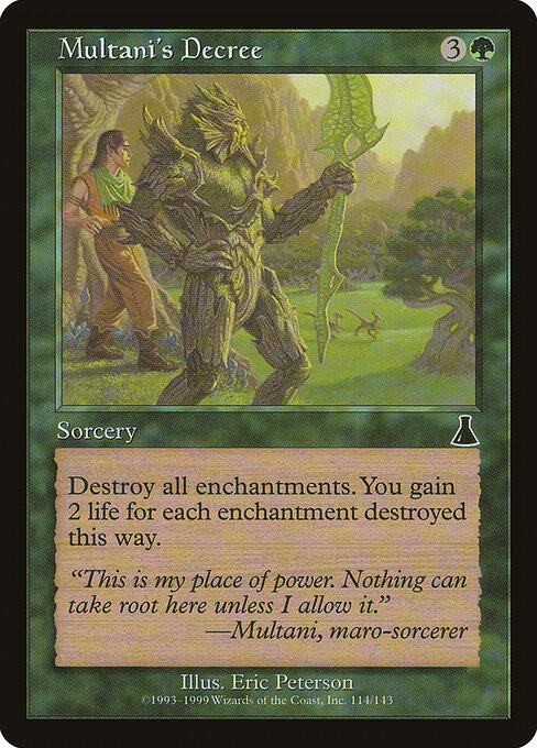 Multani's Decree — art by Eric Peterson