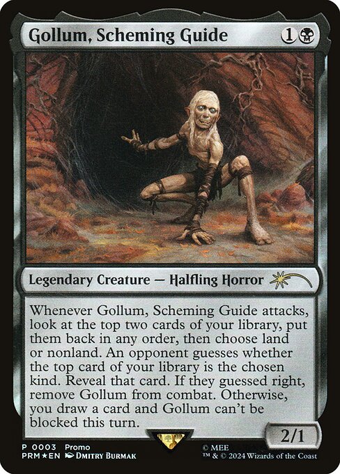 Gollum, Scheming Guide — art by Dmitry Burmak