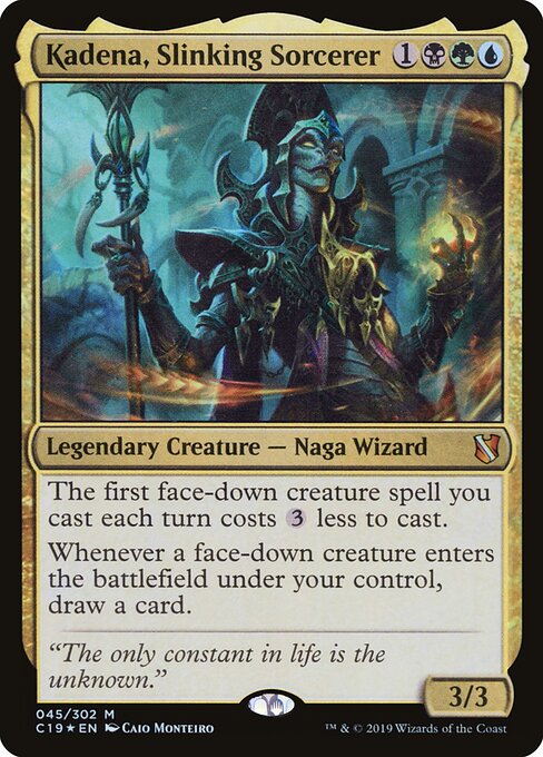 Kadena, Slinking Sorcerer — art by Caio Monteiro