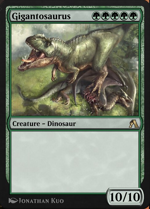 Gigantosaurus — art by Jonathan Kuo