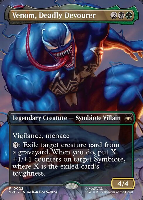 Venom, Deadly Devourer — art by Dan Dos Santos