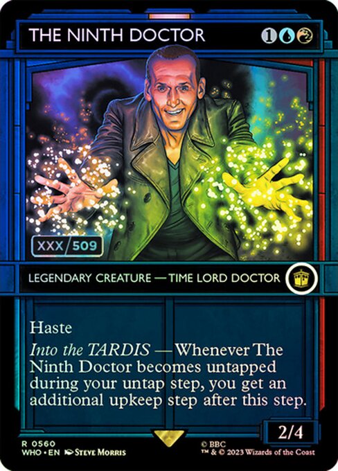 The Ninth Doctor — art by Steve Morris