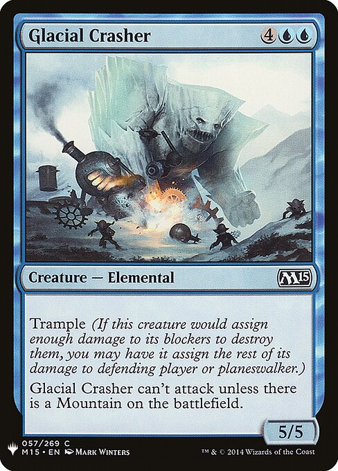Glacial Crasher — art by Mark Winters