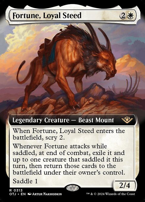 Fortune, Loyal Steed — art by Artur Nakhodkin