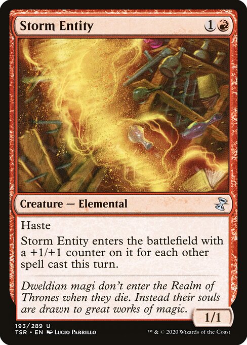 Storm Entity — art by Lucio Parrillo