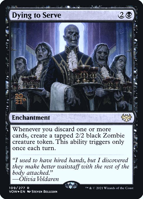 Dying to Serve — art by Steven Belledin