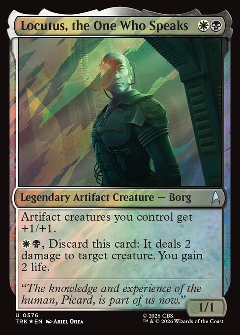 Locutus, the One Who Speaks — art by Ariel Orea