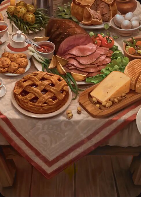 Bag End Banquet // Bag End Banquet — art by Dmitry Burmak