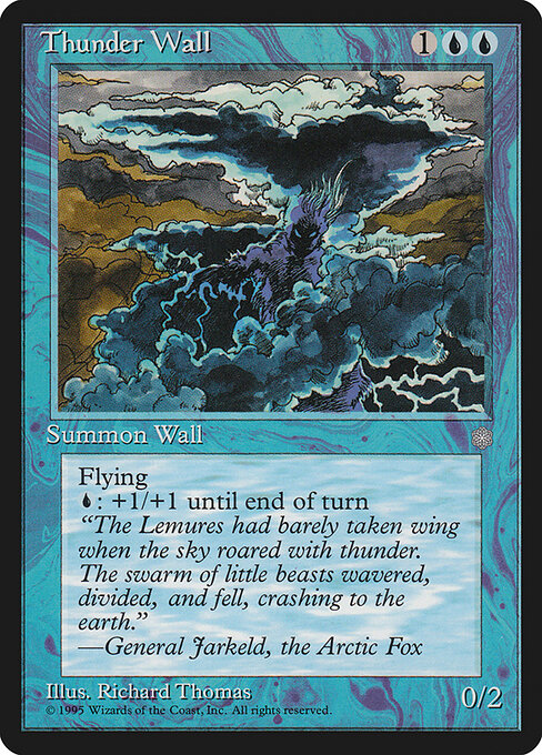 Thunder Wall — art by Richard Thomas