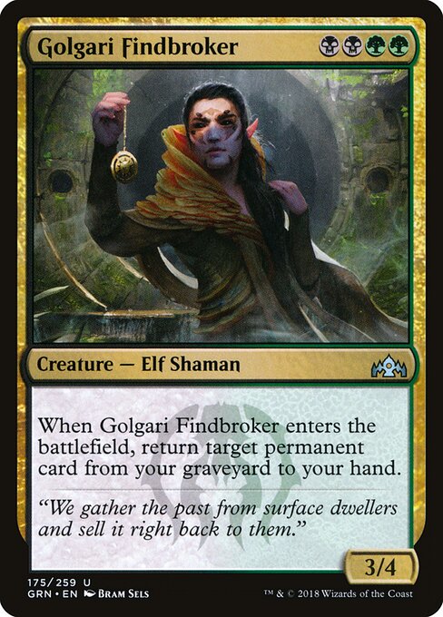 Golgari Findbroker — art by Bram Sels