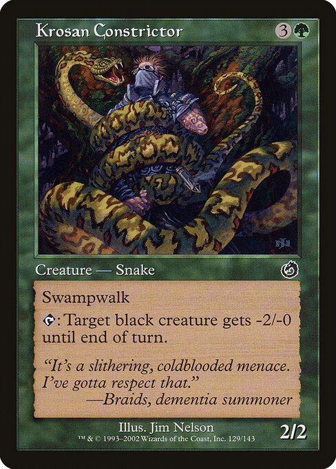 Krosan Constrictor — art by Jim Nelson