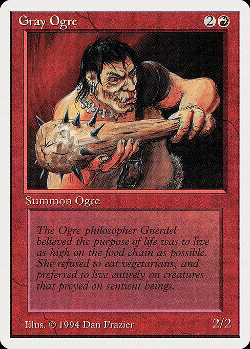 Gray Ogre — art by Dan Frazier